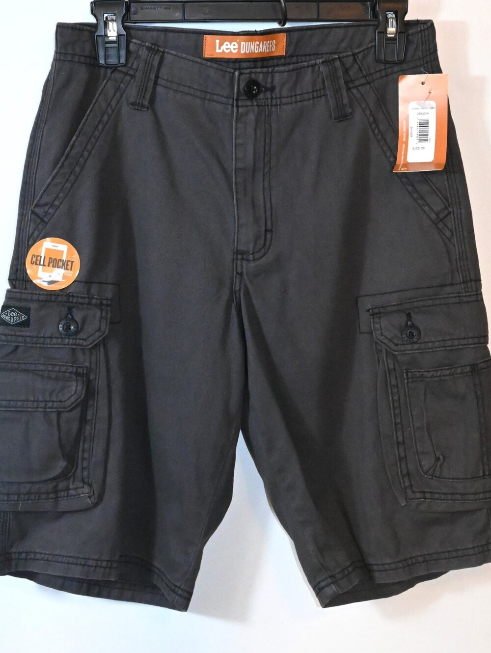NWT Lee Men's Wyoming Cargo Shorts, Lee Dungarees Collection Waist 29" #2183324